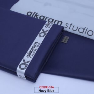 Special Al Karam Cotton | Navy Blue