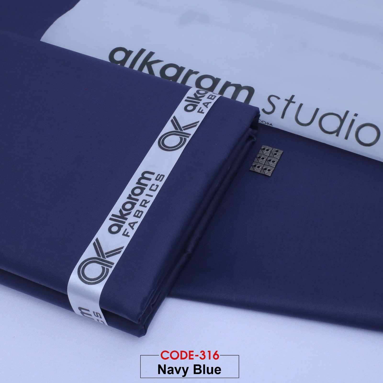Special Al Karam Cotton | Navy Blue - Image 2