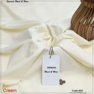 Spanish Wash & Wear | Cream-803